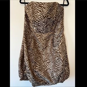 Zebra stripe Jessica McClintock Dress